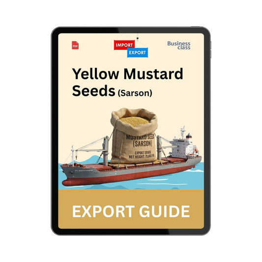 Export Guide for Yellow Mustard Seeds Sarson from India PDF