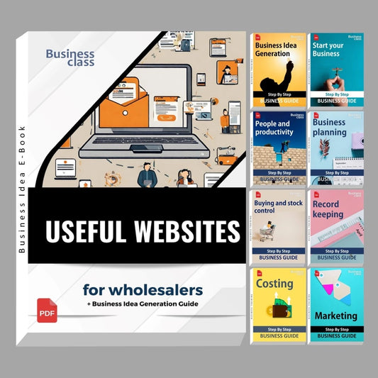 Useful websites for wholesalers in India list book with business training guide bundle