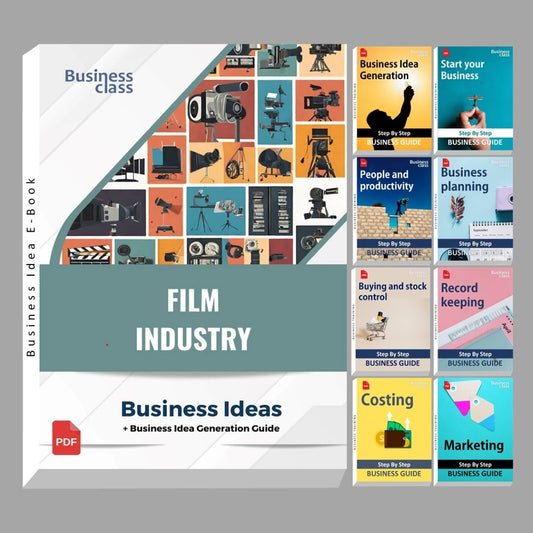 Film industry business ideas book with business training guide bundle