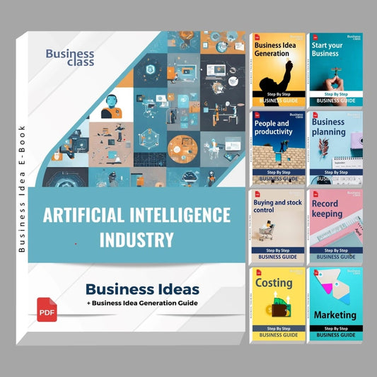 Artificial intelligence industry business ideas book with business training guide bundle