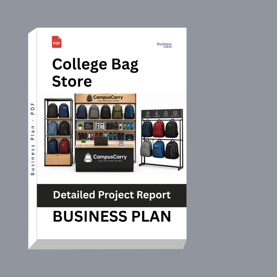 College Bag Store Detailed Project Report – DPR and Business Plan