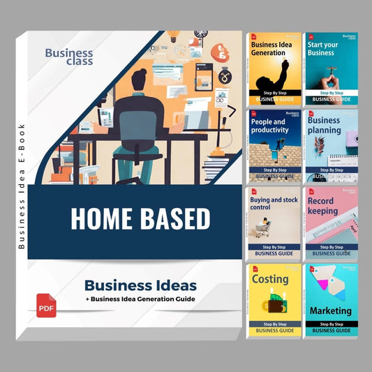 Home Based business ideas book with business training guide bundle
